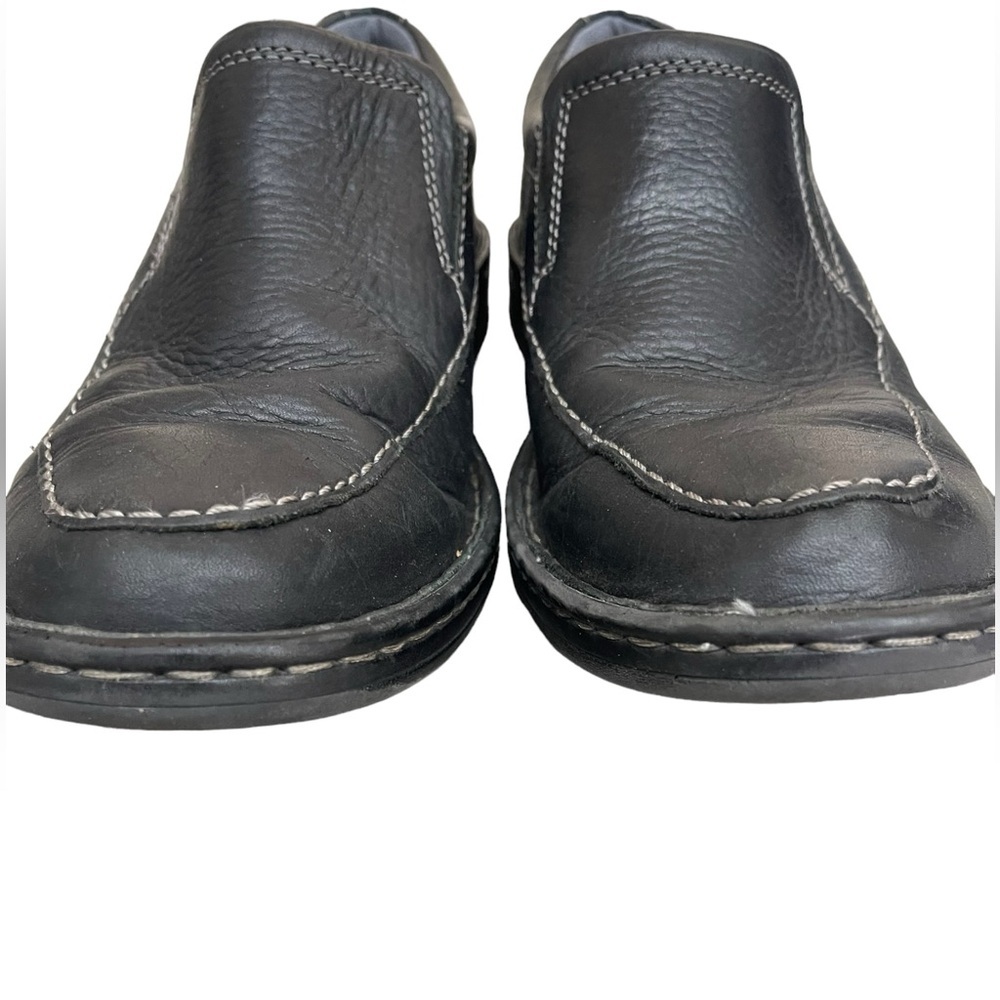 Clark's Collection Soft Cushion W/ Ortholite Black Slip On Shoes Men's Size 7M - Picture 2 of 10